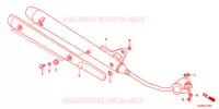 SILENCIEUX D'ECHAPPEMENT pour Honda SUPER CUB 50 PRO -J- de 2012