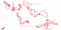 CABLES   COMMODOS   LEVIERS   POIGNEES pour Honda 250 FREEWAY With speed warning light de 1991