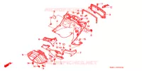 PROTEGE JAMBES pour Honda 250 FREEWAY With speed warning light de 1991