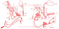 COMMODO   LEVIER   CABLE pour Honda FUSION 250 X 2J de 2003