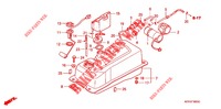 RESERVOIR A CARBURANT pour Honda FUSION 250 X Color order plan de 2003