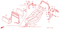 SELLE pour Honda FUSION 250 X Color order plan de 2003