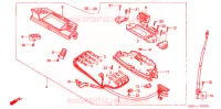 COMPTEUR pour Honda FUSION 250 X Color order plan de 2003
