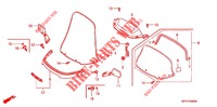 ENTOURAGE DE COMPTEUR pour Honda FUSION 250 X Color order plan de 2003