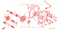 BOITE DE VITESSES pour Honda FUSION 250 X Color order plan de 2003