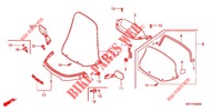 ENTOURAGE DE COMPTEUR pour Honda FUSION 250 X Color order plan de 2003