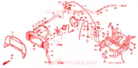 RADIATEUR pour Honda FUSION 250 X Color order plan de 2003