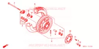 ROUE AVANT pour Honda FUSION 250 X Color order plan de 2003