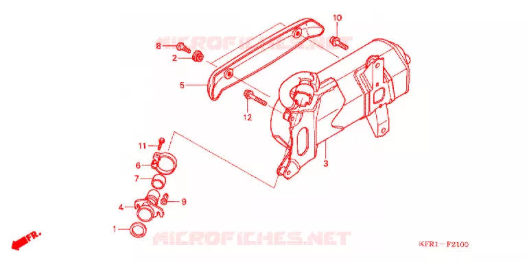 SILENCIEUX D'ECHAPPEMENT Honda SCOOTER 250 FUSION 2003  CN2503