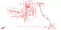 MAITRE CYLINDRE DE FREIN AVANT pour Honda FUSION 250 X Color order plan- SPECIAL de 2003