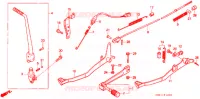 PEDALE   KICK pour Honda CRM 80 de 1988