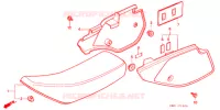 SELLE   CARENAGE pour Honda CRM 80 de 1988
