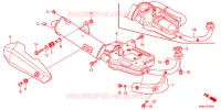 SILENCIEUX D'ECHAPPEMENT pour Honda MSX 125 de 2017