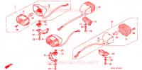 CLIGNOTANT pour Honda XLR 200 R With speed warning light de 1993