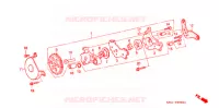 POMPE A HUILE pour Honda XLR 250 R de 1989
