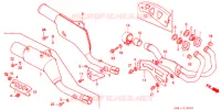 SILENCIEUX D'ECHAPPEMENT pour Honda XLR 250 R de 1989