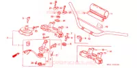 GUIDON   TE DE FOURCHE pour Honda XLR 250 R de 1992