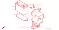 BATTERIE pour Honda SUPER CUB 70 DELUXE de 1992