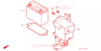 BATTERIE pour Honda SUPER CUB 70 DELUXE de 1993