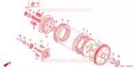 EMBRAYAGE pour Honda CD 125 BENLY de 1987