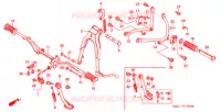 REPOSE PIED   BEQUILLE pour Honda CD 125 BENLY de 1987