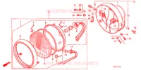 PHARE pour Honda CD 125 BENLY POST OFFICE de 1993