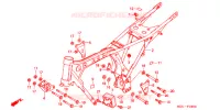 CADRE pour Honda CD 125 BENLY POST OFFICE de 1994