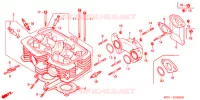 CULASSE pour Honda CD 125 BENLY POST OFFICE de 1994