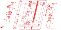 FOURCHE pour Honda CD 125 BENLY POST OFFICE de 1994