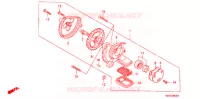 POMPE A HUILE pour Honda CD 125 BENLY POST OFFICE de 1994