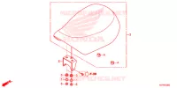 SELLE pour Honda Z 125 MONKEY ABS de 2018