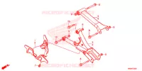 BRAS ARRIERE pour Honda FOURTRAX 500 FOREMAN RUBICON 4X4 AT DCT CAMO de 2019