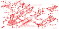 CADRE pour Honda FOURTRAX 500 FOREMAN RUBICON 4X4 AT DCT CAMO de 2019