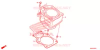 CYLINDRE pour Honda FOURTRAX 500 FOREMAN RUBICON 4X4 AT DCT CAMO de 2019