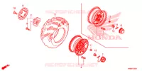 ROUE AVANT pour Honda FOURTRAX 500 RUBICON 4X4 AT DCT EPS CAMO de 2019