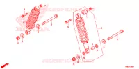 AMORTISSEUR ARRIERE pour Honda FOURTRAX 420 RANCHER 4X4 AT DCT IRS de 2019