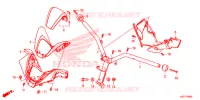 GUIDON   CARENAGE pour Honda FORZA 250 ABS 2TU de 2019