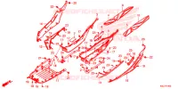 MARCHE PIEDS pour Honda FORZA 250 ABS 3TU de 2019