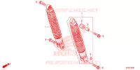 AMORTISSEUR ARRIERE pour Honda SH 300 I ABS S 3E de 2020
