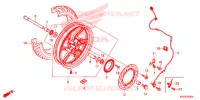 ROUE AVANT pour Honda SH 300 I ABS S 3E de 2020