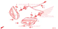 PHARE pour Honda TRX 250 FOURTRAX RECON Electric Shift de 2019