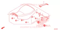 SELLE pour Honda TRX 250 FOURTRAX RECON Electric Shift de 2019