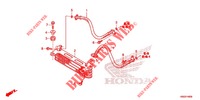 RADIATEUR D'HUILE pour Honda TRX 250 FOURTRAX RECON Electric Shift de 2019