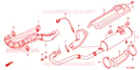 SILENCIEUX D'ECHAPPEMENT pour Honda FOURTRAX 420 RANCHER 4X4 AT DCT IRS EPS de 2018