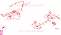 PEDALE pour Honda NC 750 S DCT de 2020