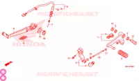 PEDALE pour Honda NC 750 S DCT de 2020