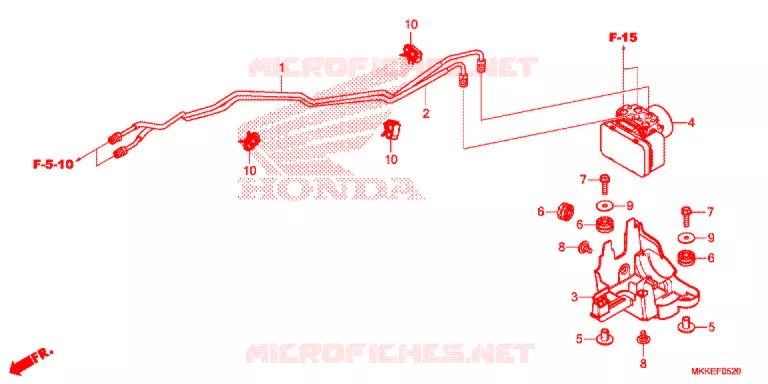 MODULATEUR ABS Honda MOTO 1000 AFRICA-TWIN 2019  CRF1000ALK