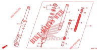FOURCHE pour Honda VISION 110 Phiên bản Tiêu chuẩn de 2020