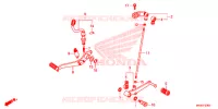 PEDALE pour Honda CBR 650 R de 2020
