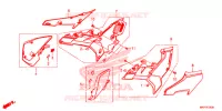 COUVERCLES LATERAUX pour Honda CB 500 X ABS de 2019